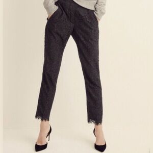 NWOT LACE PANTS, Size 6.   Slant side pockets